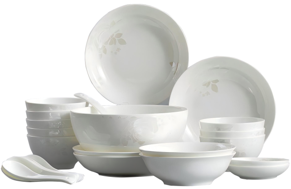 白玫瑰骨瓷26頭