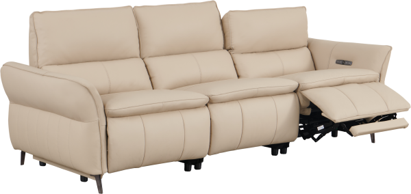 雙層座包6電動真皮梳化