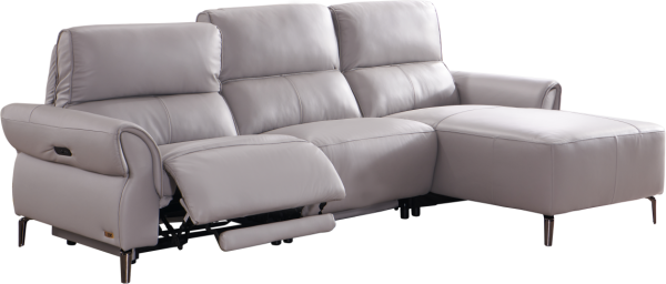 可調較頭枕真皮電動梳化